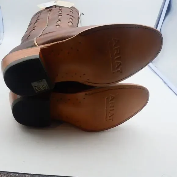 NEW Ariat Women’s 5.5 Saylor Stretchfit Boots Tall Chic Brown Leather - Picture 14 of 15